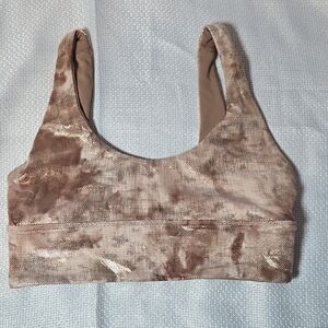 Lululemon Women's Shimmering Tan Sports Bra